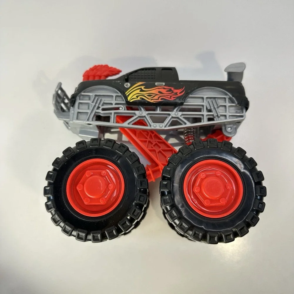 Monster Truck Lot of 4 Vehicles Light Up Body Action Fun Group 6-9 Inches Long